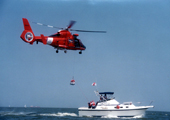 U.S. Coast Guard Helicopter and Vessel